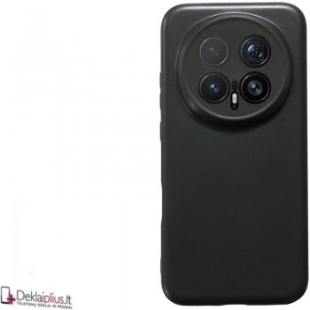Silikoninis ploniausias dėklas su kameros apsauga - juodas (Huawei Honor Magic 8 Pro)